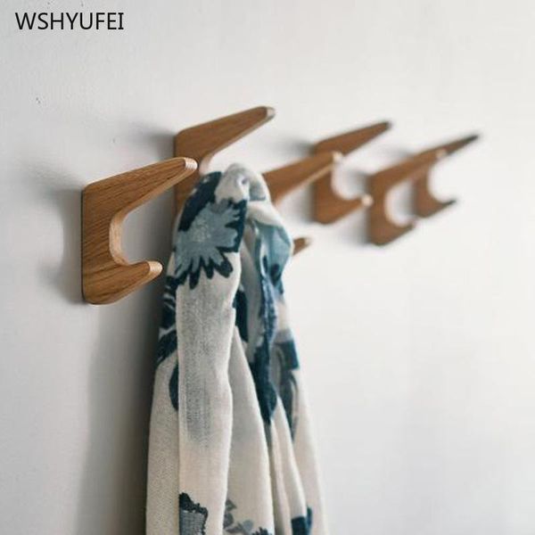 2pcs classic solid wood wall creative coat hook modern simple oak home bedroom door back coat key hook fitting room storage1
2pcs classic solid wood wall creative coat hook modern simple oak home bedroom door back coat key hook fitting room storage1