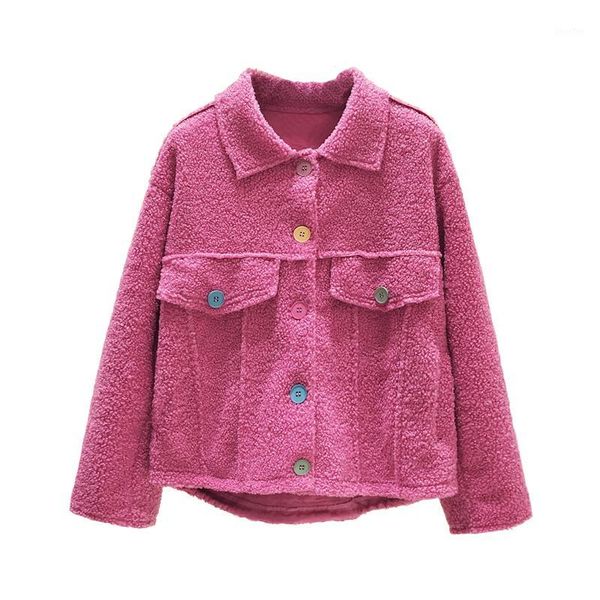 mumuzi warm velvet coat female 2019 new colored buttons fleece thermal jackets korean version loose fur lamb parkas1, Black;brown
mumuzi warm velvet coat female 2019 new colored buttons fleece thermal jackets korean version loose fur lamb parkas1, Black;brown