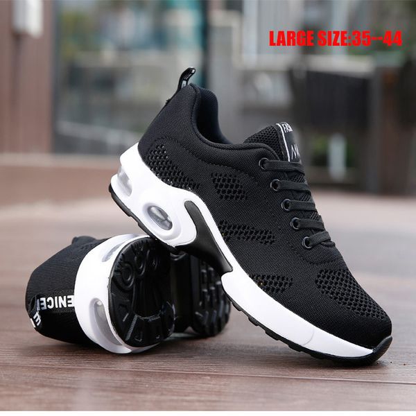 women casual sneakers fashionable vulcanize shoes platform spring running sport sneakers breathable tennis air large size shoes 1020, Black;white
women casual sneakers fashionable vulcanize shoes platform spring running sport sneakers breathable tennis air large size shoes 1020, Black;white