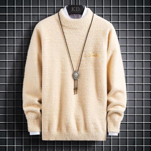 men's sweaters winter cashmere sweater men printed thick male pullovers soft warm pull homme half turtleneck mens christmas jumper, White;black
men's sweaters winter cashmere sweater men printed thick male pullovers soft warm pull homme half turtleneck mens christmas jumper, White;black