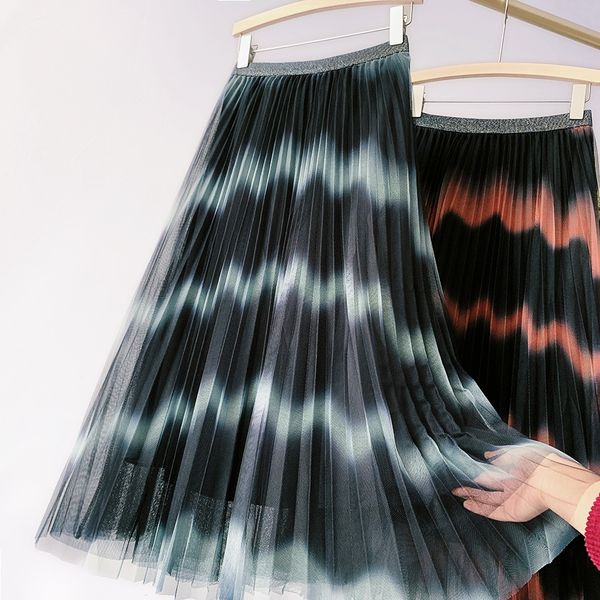 new 2021 women summer boho a-line mesh stretch high waist long pleated skirt femme elegant jupe saia p3ck, Black
new 2021 women summer boho a-line mesh stretch high waist long pleated skirt femme elegant jupe saia p3ck, Black