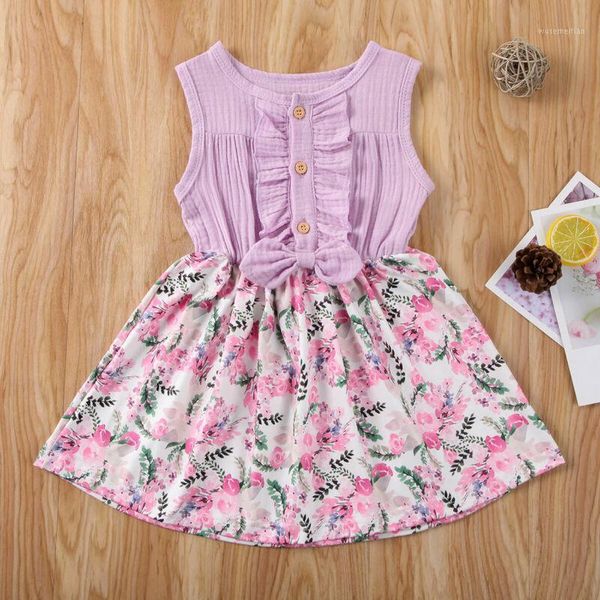 girl's dresses 2021 summer toddler baby girls clothes sweet kid sleeveless bow floral ruffle dress sunsuit 1-6y costume1, Red;yellow
girl's dresses 2021 summer toddler baby girls clothes sweet kid sleeveless bow floral ruffle dress sunsuit 1-6y costume1, Red;yellow