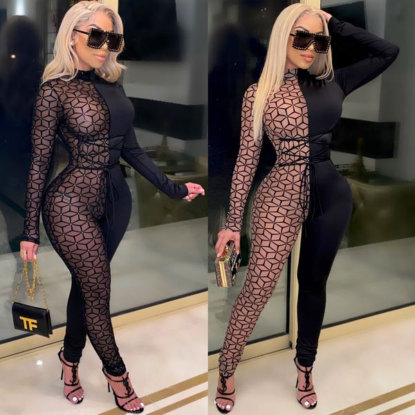 women's jumpsuits & rompers autumn and winter mesh panelled colours jumpsuits lady and girl's casual wear, Black;white
women's jumpsuits & rompers autumn and winter mesh panelled colours jumpsuits lady and girl's casual wear, Black;white