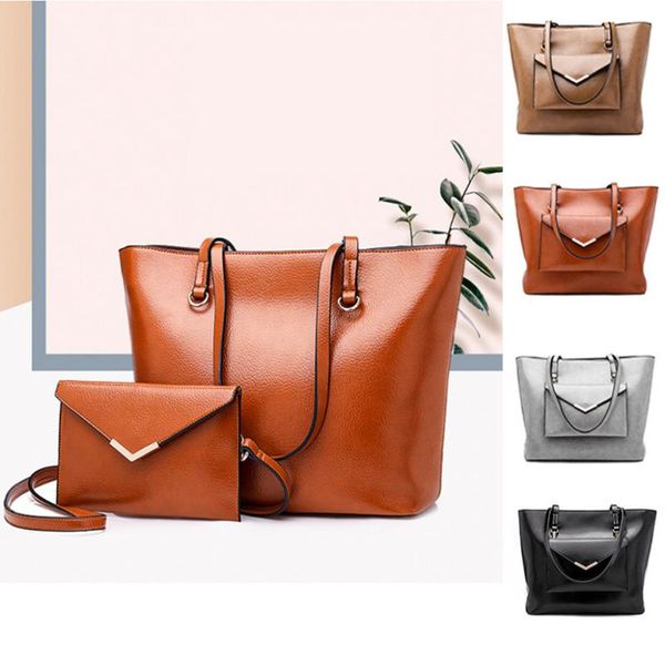 2pcs new fashion women girls pure color leather wild bag crossbody messenger shouldr bags tote female shopping handbag
2pcs new fashion women girls pure color leather wild bag crossbody messenger shouldr bags tote female shopping handbag