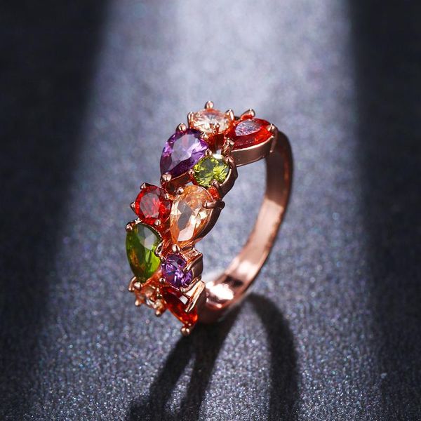 cluster rings emmaya trendy monalisa rose gold color colorful zircon wedding jewelry for women gift party, Golden;silver
cluster rings emmaya trendy monalisa rose gold color colorful zircon wedding jewelry for women gift party, Golden;silver
