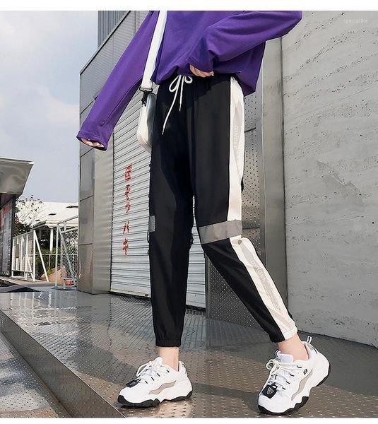 trousers women's spring wear fashion beam feet sports pants loose wild students were thin tide hip-hop casual pants women1, Black;white
trousers women's spring wear fashion beam feet sports pants loose wild students were thin tide hip-hop casual pants women1, Black;white