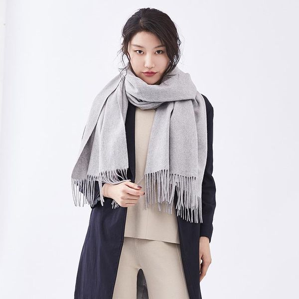 2020 women solid wool scarf men winter thicken warm soft shawls wraps pink black female knitted couple wool long shawls, Blue;gray
2020 women solid wool scarf men winter thicken warm soft shawls wraps pink black female knitted couple wool long shawls, Blue;gray
