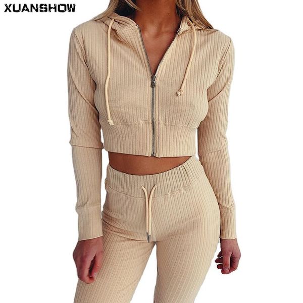 women's tracksuits 2021 autumn tracksuit womens stripe zipper long sleeve crop hoodies+long pants sportwear clothes for women, Gray
women's tracksuits 2021 autumn tracksuit womens stripe zipper long sleeve crop hoodies+long pants sportwear clothes for women, Gray