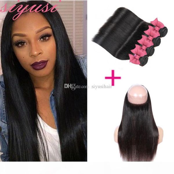 360 lace frontal with bundle pre plucked 360 frontal with bundles brazilian straight virgin human hair with 360 frontal, Black;brown
360 lace frontal with bundle pre plucked 360 frontal with bundles brazilian straight virgin human hair with 360 frontal, Black;brown
