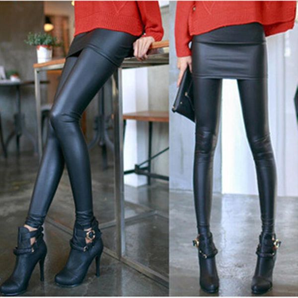 wkoud new fashion leather skirt leggings womens pencil pants autumn footless leggings with skirts black casual wear lg 468
wkoud new fashion leather skirt leggings womens pencil pants autumn footless leggings with skirts black casual wear lg 468