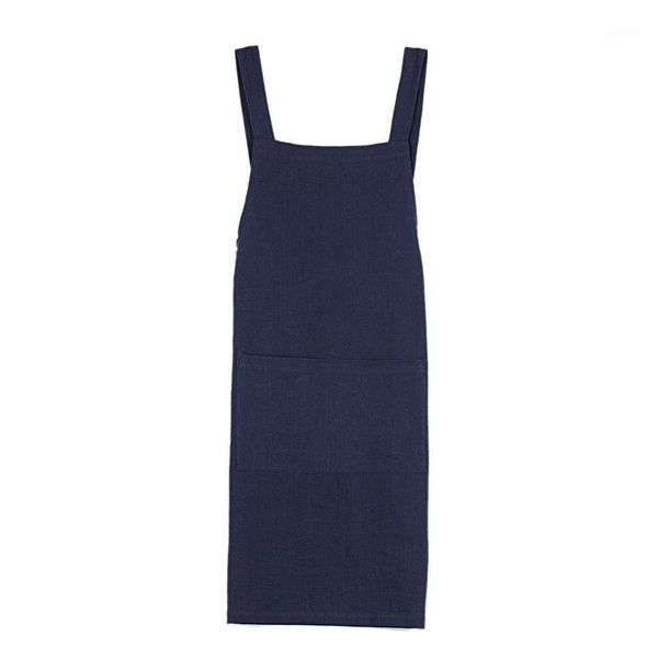 soft cotton linen apron with double front large size pockets solid color halter cross bandage aprons kitchen cooking clothes1
soft cotton linen apron with double front large size pockets solid color halter cross bandage aprons kitchen cooking clothes1