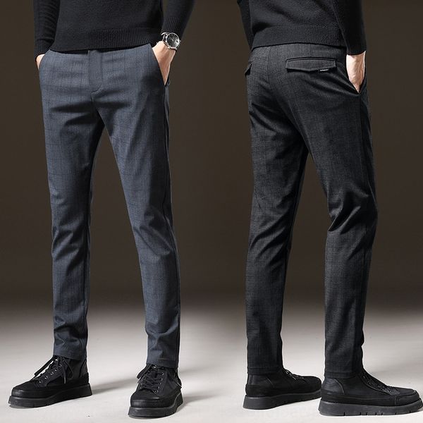lehwg new men pants autumn korean men's casual pants for plaid slim iron trousers straight non casual trousers elastic 2020 znzyz, Blue
lehwg new men pants autumn korean men's casual pants for plaid slim iron trousers straight non casual trousers elastic 2020 znzyz, Blue