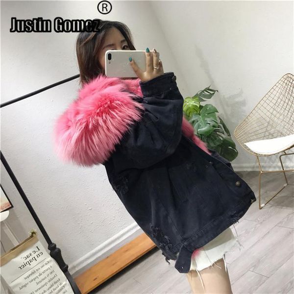 fashionable casual natural fur liner women winter 2020 coats with real raccoon hood female outwear thicken new women jacket1, Black
fashionable casual natural fur liner women winter 2020 coats with real raccoon hood female outwear thicken new women jacket1, Black