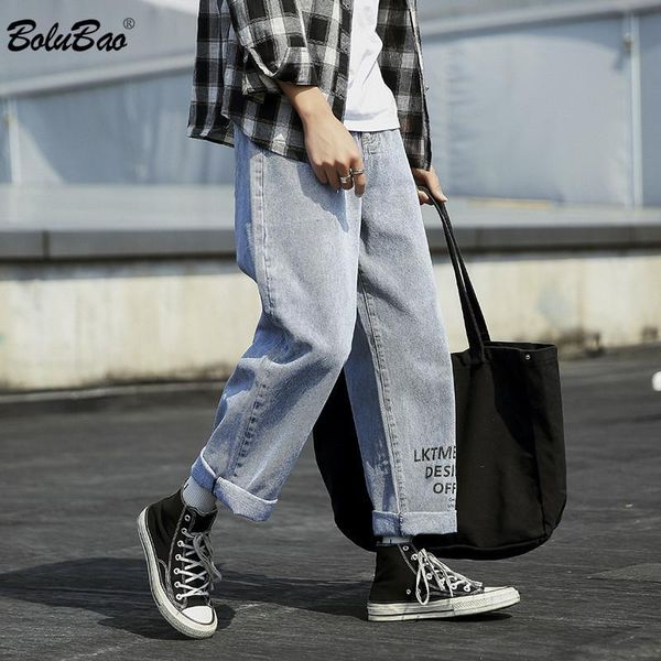 bolubao trend brand men fashion jeans new men's wash straight wide leg pants harajuku style loose casual jeans male, Blue
bolubao trend brand men fashion jeans new men's wash straight wide leg pants harajuku style loose casual jeans male, Blue