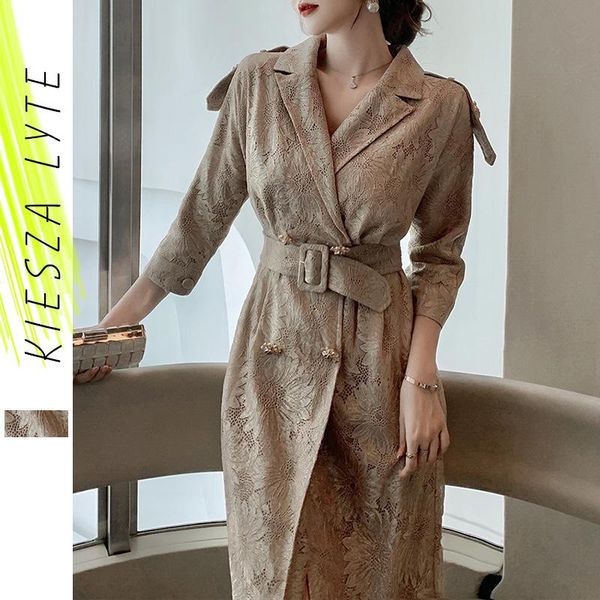 women's trench coats kiesza lyte fashion designer dress 2021 spring elegant golden embroidery midi party luxury royal clothes, Tan;black
women's trench coats kiesza lyte fashion designer dress 2021 spring elegant golden embroidery midi party luxury royal clothes, Tan;black