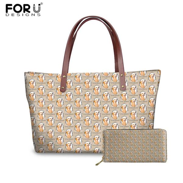 forudesigns women bag set golden retriever printing 2pcs/set purses and handbags shoulder bag handle totes bolsa feminina
forudesigns women bag set golden retriever printing 2pcs/set purses and handbags shoulder bag handle totes bolsa feminina