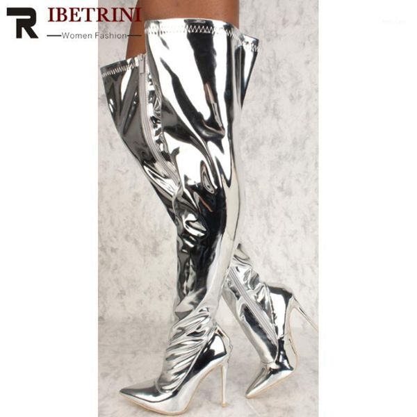 ribetrini women pointed toe party over the knee shoes women silver dress fashion knee high boots brand boots1, Black
ribetrini women pointed toe party over the knee shoes women silver dress fashion knee high boots brand boots1, Black