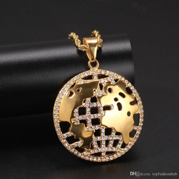 men hip hop world map pendant necklaces stainless steel never fade hiphop pendants necklace, Silver
men hip hop world map pendant necklaces stainless steel never fade hiphop pendants necklace, Silver