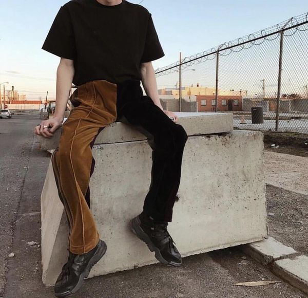 custom label for drop ship men stock velvet trousers pants
custom label for drop ship men stock velvet trousers pants