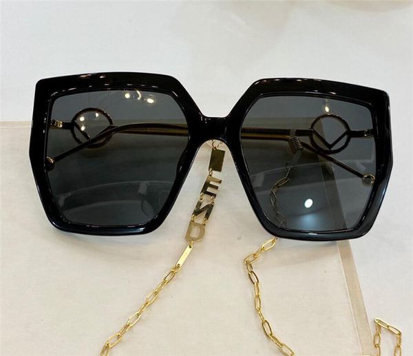 new fashion design woman 400 square plate uv frame popular sunglasses design with ear chain 0410s simple style protective glasses riliu, White;black
new fashion design woman 400 square plate uv frame popular sunglasses design with ear chain 0410s simple style protective glasses riliu, White;black