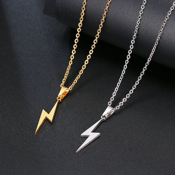 cool cross stainless steel necklaces for women men long chain small lightning pendant necklace party ornament jewelry gift, Silver
cool cross stainless steel necklaces for women men long chain small lightning pendant necklace party ornament jewelry gift, Silver