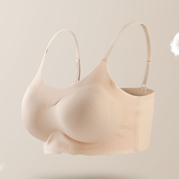 spaghetti strap vest bra seamless wire thin gathered bra women sleeping beauty back push up underwear with removable pad
spaghetti strap vest bra seamless wire thin gathered bra women sleeping beauty back push up underwear with removable pad