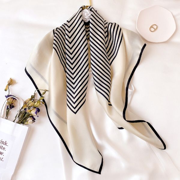2020 new real silk women scarf hijab shawls striped print large square female foulard headband summer scarves wraps bandana, Blue;gray
2020 new real silk women scarf hijab shawls striped print large square female foulard headband summer scarves wraps bandana, Blue;gray
