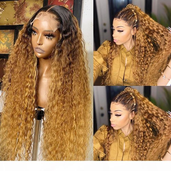 150% density human hair wigs ombre 1b 27# deep wave curly 13x6 lace front wig virgin hair glueless silk wig, Black;brown
150% density human hair wigs ombre 1b 27# deep wave curly 13x6 lace front wig virgin hair glueless silk wig, Black;brown
