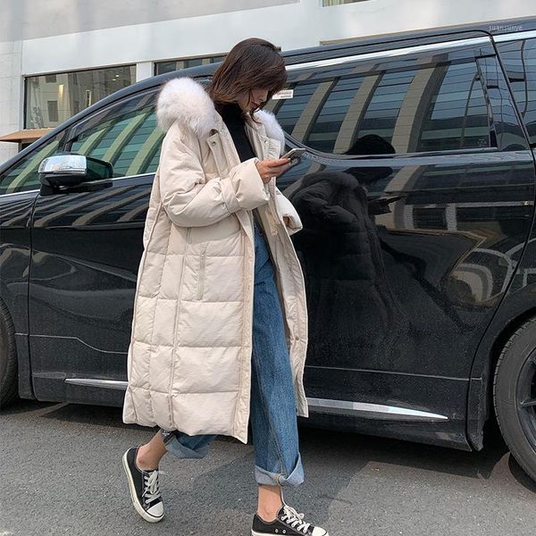 winter true fur colla down cotton jackets women's long parkas slim hooded warm winter coats female plus size black overcoats1 
winter true fur colla down cotton jackets women's long parkas slim hooded warm winter coats female plus size black overcoats1