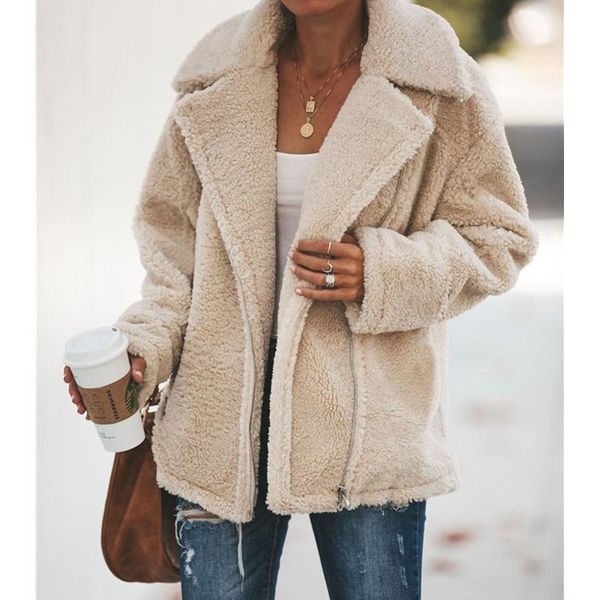 women's down & parkas winter women warm coat zipper jacket ladies fleece elegant female long sleeve streetwear womens outerwear, Black
women's down & parkas winter women warm coat zipper jacket ladies fleece elegant female long sleeve streetwear womens outerwear, Black