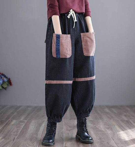 ретро джинсы женщины карманы срощенной drawstring эластичный пояс омывается дряблая vintage осень зима брюки джинсовые wild, Blue
ретро джинсы женщины карманы срощенной drawstring эластичный пояс омывается дряблая vintage осень зима брюки джинсовые wild, Blue