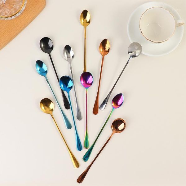 home practical creative plating stainless steel coffee spoon long handle spoons kitchen tableware gadget1
home practical creative plating stainless steel coffee spoon long handle spoons kitchen tableware gadget1
