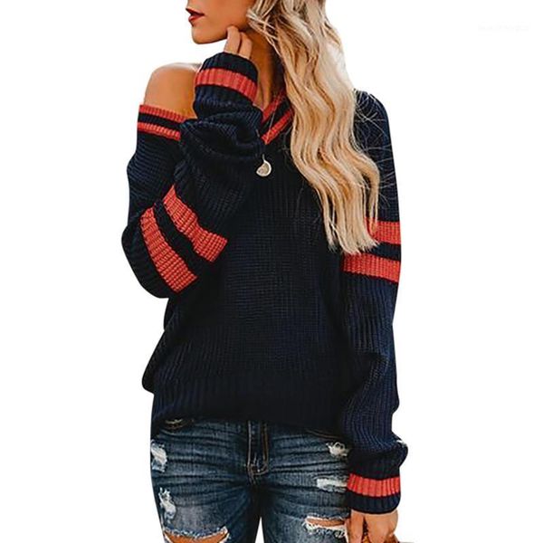 women striped sweater, autumn winter adults loose long sleeve v-neck casual warm pullover1, White;black
women striped sweater, autumn winter adults loose long sleeve v-neck casual warm pullover1, White;black