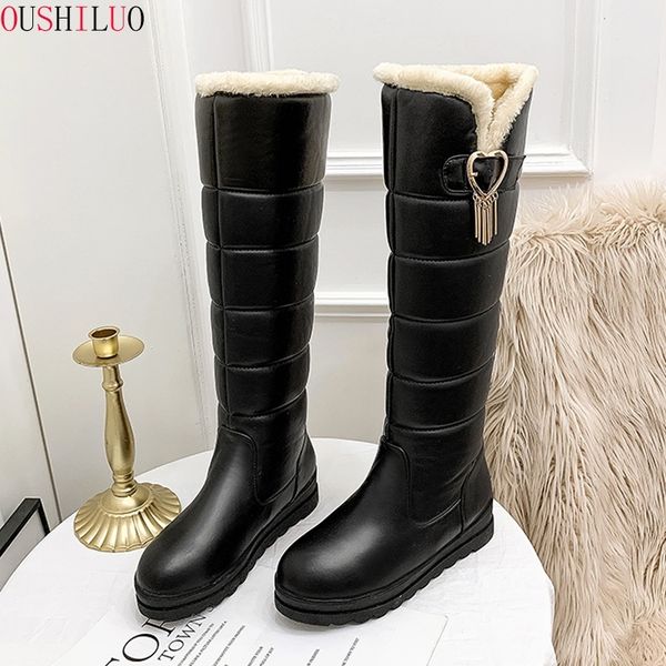 russia winter women warm knee-high round toe down fur ladies fashion thigh snow shoes waterproof boots y200114, Black
russia winter women warm knee-high round toe down fur ladies fashion thigh snow shoes waterproof boots y200114, Black