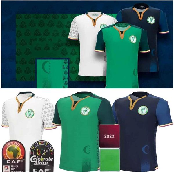 22 23 the comoros soccer jersey 2022 home green away white third blue faïz selemani el fardou ben youssouf m'changama fouad bachirou fo, Black;yellow
22 23 the comoros soccer jersey 2022 home green away white third blue faïz selemani el fardou ben youssouf m'changama fouad bachirou fo, Black;yellow
