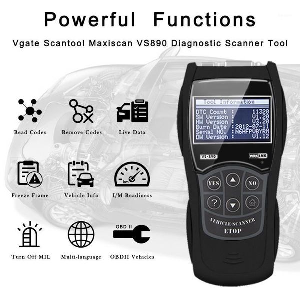 code readers & scan tools dtcs car diagnostics scanner vs890 support obd obdii diagnostic trouble codes read multi-language scanners tool1
code readers & scan tools dtcs car diagnostics scanner vs890 support obd obdii diagnostic trouble codes read multi-language scanners tool1