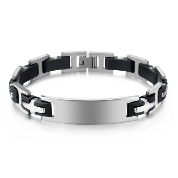 link, chain classic 12mm stainless steel bracelets for women fashion jewelry men 2021 style black silicone cross armband pulseras
link, chain classic 12mm stainless steel bracelets for women fashion jewelry men 2021 style black silicone cross armband pulseras