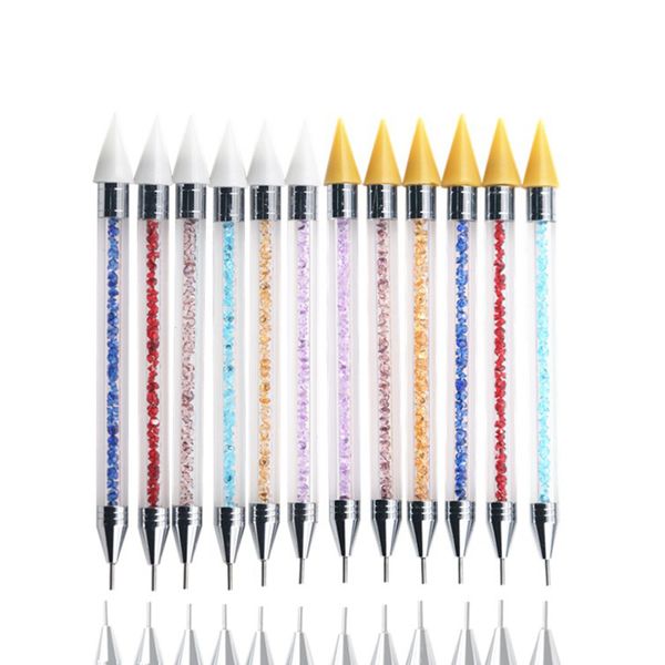 double-ended nail point drill pen diamond penholde rhinestone picker wax dotting pencil diy manicure nail art dotting tool dhl, Silver
double-ended nail point drill pen diamond penholde rhinestone picker wax dotting pencil diy manicure nail art dotting tool dhl, Silver