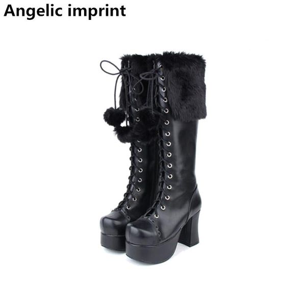 angelic imprint new mori girl women motorcycle boots lady high heels lolita shoes woman princess dress pumps bowtie 9.5cm 33-47, Black
angelic imprint new mori girl women motorcycle boots lady high heels lolita shoes woman princess dress pumps bowtie 9.5cm 33-47, Black