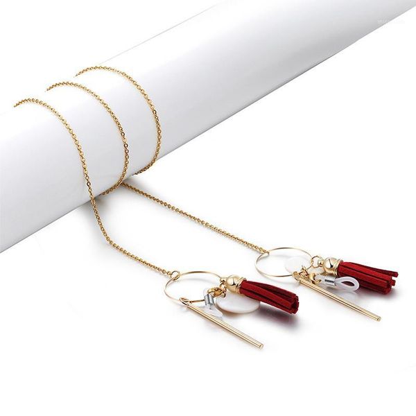 sunglasses frames gold plated stainless steel chain eyeglasses cord suede shell tassel glasses rope strap holder neck band accessories1, Silver
sunglasses frames gold plated stainless steel chain eyeglasses cord suede shell tassel glasses rope strap holder neck band accessories1, Silver