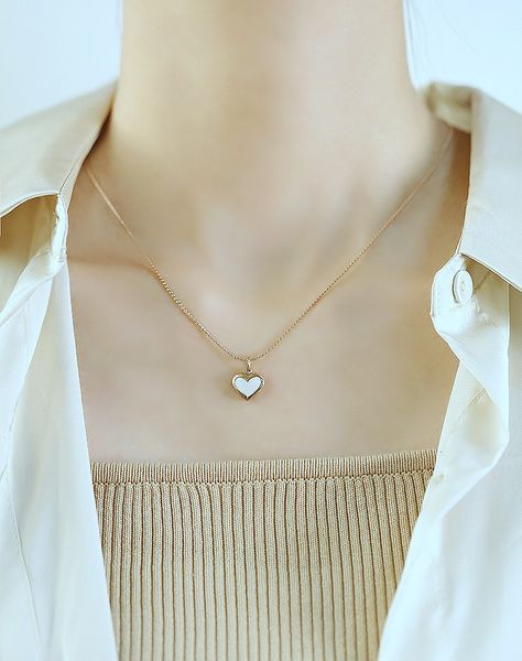 ins personality extremely simple style titanium steel love necklace female minority design sense fashionable versatile pendant sweater chain, Silver
ins personality extremely simple style titanium steel love necklace female minority design sense fashionable versatile pendant sweater chain, Silver