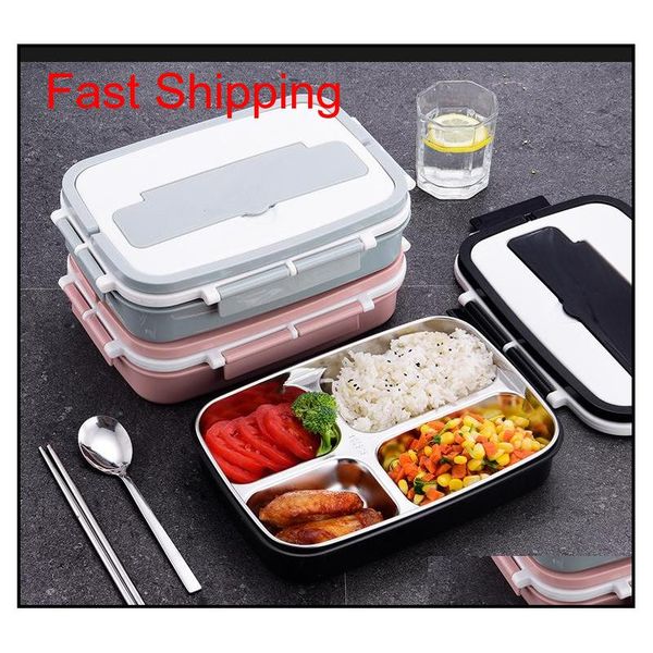 portable bento student lunch box fully sealed food 4-compartment 3 grids lunch box thermal for food 304 stainless qylavw packing2010 
portable bento student lunch box fully sealed food 4-compartment 3 grids lunch box thermal for food 304 stainless qylavw packing2010