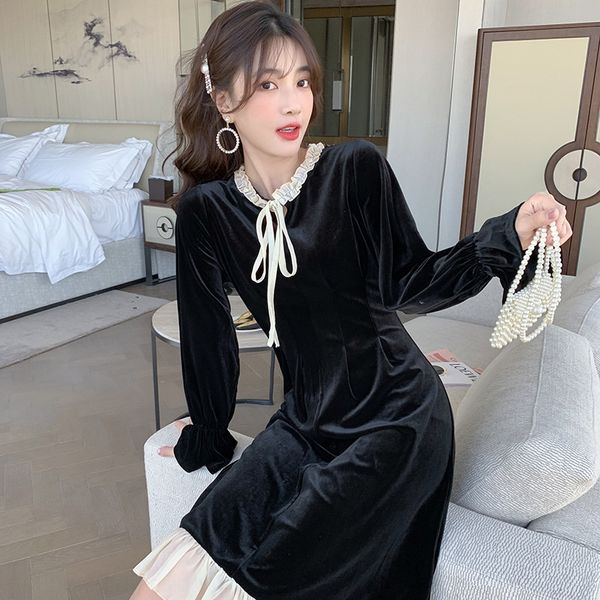 черный бархат суда в начале осени dressnational dress2020 нового женского платья высоких знаменитости темперамент французских миноритарный п, Black;gray
черный бархат суда в начале осени dressnational dress2020 нового женского платья высоких знаменитости темперамент французских миноритарный п, Black;gray