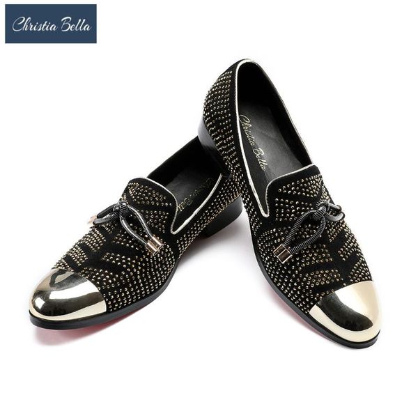 dress shoes christia bella plus size fashion men party wedding loafers red rhinestones business suede smoking slippers flats, Black
dress shoes christia bella plus size fashion men party wedding loafers red rhinestones business suede smoking slippers flats, Black