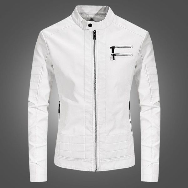 men's fur & faux myazhou leather jacket white leather, fashion slim mens locomotive pu youth korean men tide, Black
men's fur & faux myazhou leather jacket white leather, fashion slim mens locomotive pu youth korean men tide, Black