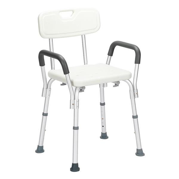 aluminum alloy lifting bath chair 6 files with armrests with backrest pe seat stool rubber floor mat white ship from us drop shipping
aluminum alloy lifting bath chair 6 files with armrests with backrest pe seat stool rubber floor mat white ship from us drop shipping