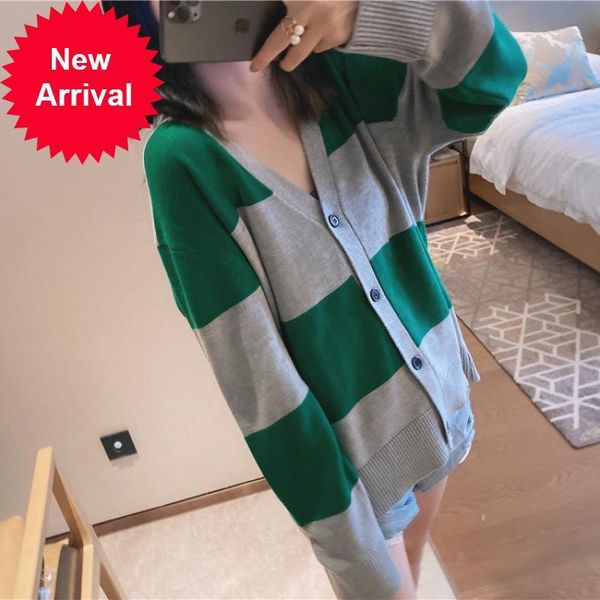 2021 new design of autumn clothes mark women embroidered standard green list loose decorate v long malha coat cardigan 7vkq, White;black
2021 new design of autumn clothes mark women embroidered standard green list loose decorate v long malha coat cardigan 7vkq, White;black