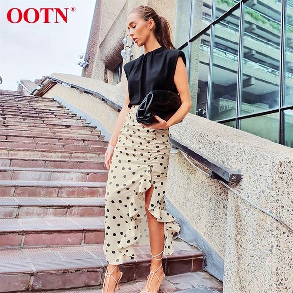 ootn split asymmetry ruffle skirt ladies summer midi skirt women high waist polka dot long skirts khaki holiday beach 2020 t200712, Black
ootn split asymmetry ruffle skirt ladies summer midi skirt women high waist polka dot long skirts khaki holiday beach 2020 t200712, Black