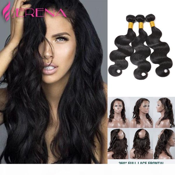 360 lace frontal with bundle peruvian body wave pre plucked 360 frontal with bundles human hair lace frontal closure with bundle, Black;brown
360 lace frontal with bundle peruvian body wave pre plucked 360 frontal with bundles human hair lace frontal closure with bundle, Black;brown