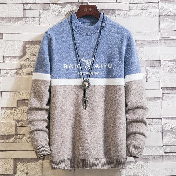 new pullover men brand clothing autumn winter wool slim fit sweater men casual striped pull jumper men 201026, White;black
new pullover men brand clothing autumn winter wool slim fit sweater men casual striped pull jumper men 201026, White;black